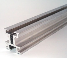 Rails of Solar PV panel mounting systems