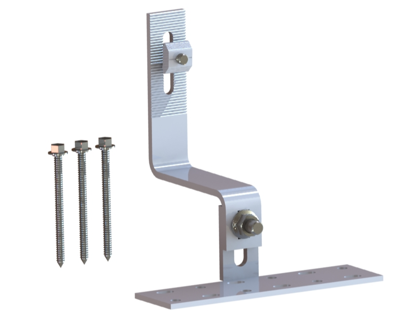 Tile Hook; Adjustable Tile Hook; PV Panel Mounting Tile Roof System SUS304 Hook, Solar Clamp